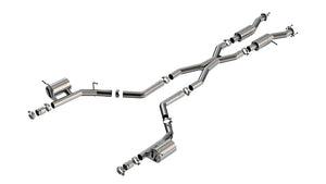 Product of Borla 140888 ATAK ® Series Cat Back System Dual Exhaust System Kit 