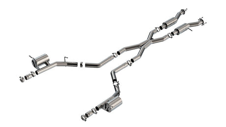 Product of Borla 140888 ATAK ® Series Cat Back System Dual Exhaust System Kit 