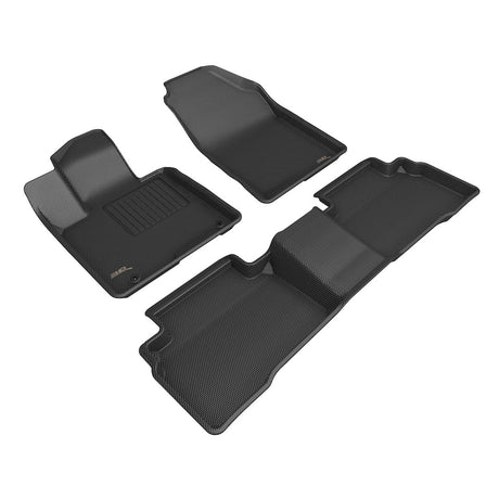 Product of 3D Mats KAGU L1HY13501509 Black Thermoplastic Rubber Of Carbon Fiber Texture Floor Liner 
