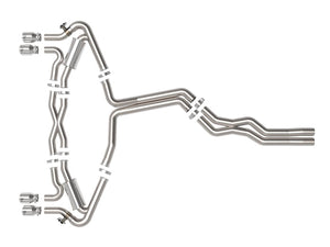 Product of Advanced FLOW Engineering 49-36448-P Mach Force XP Cat Back System Dual Exhaust System Kit 