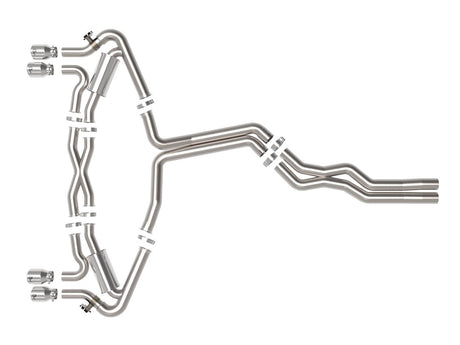 Product of Advanced FLOW Engineering 49-36448-P Mach Force XP Cat Back System Dual Exhaust System Kit 