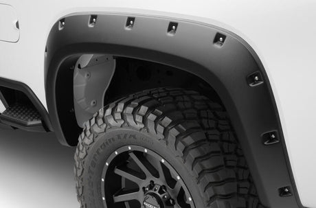 Product of Bushwacker 48146-08 Pocket Style/ Exposed Fasteners Black Fender Flare - Set Of 4 