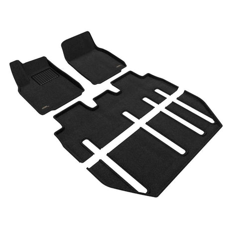 Product of 3D Mats ELEGANT Series L1TL04804709 Black Thermoplastic Rubber Of Carbon Fiber Texture Floor Liner 