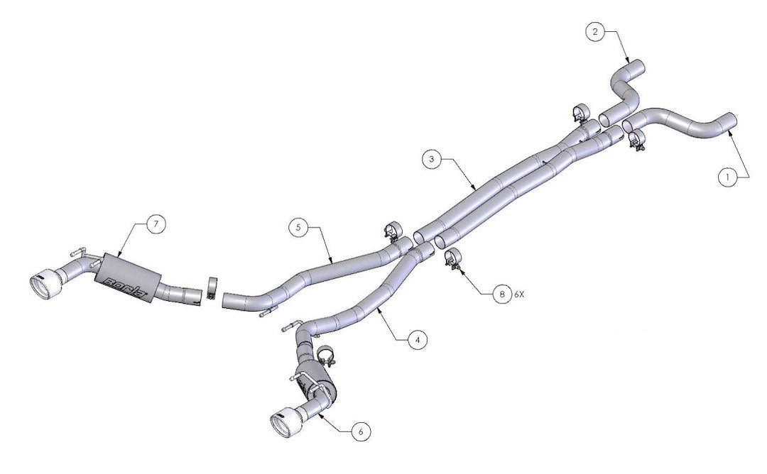 Borla 140356 Exhaust System Kit||140356_1.Jpg||86||b25140356||2111358