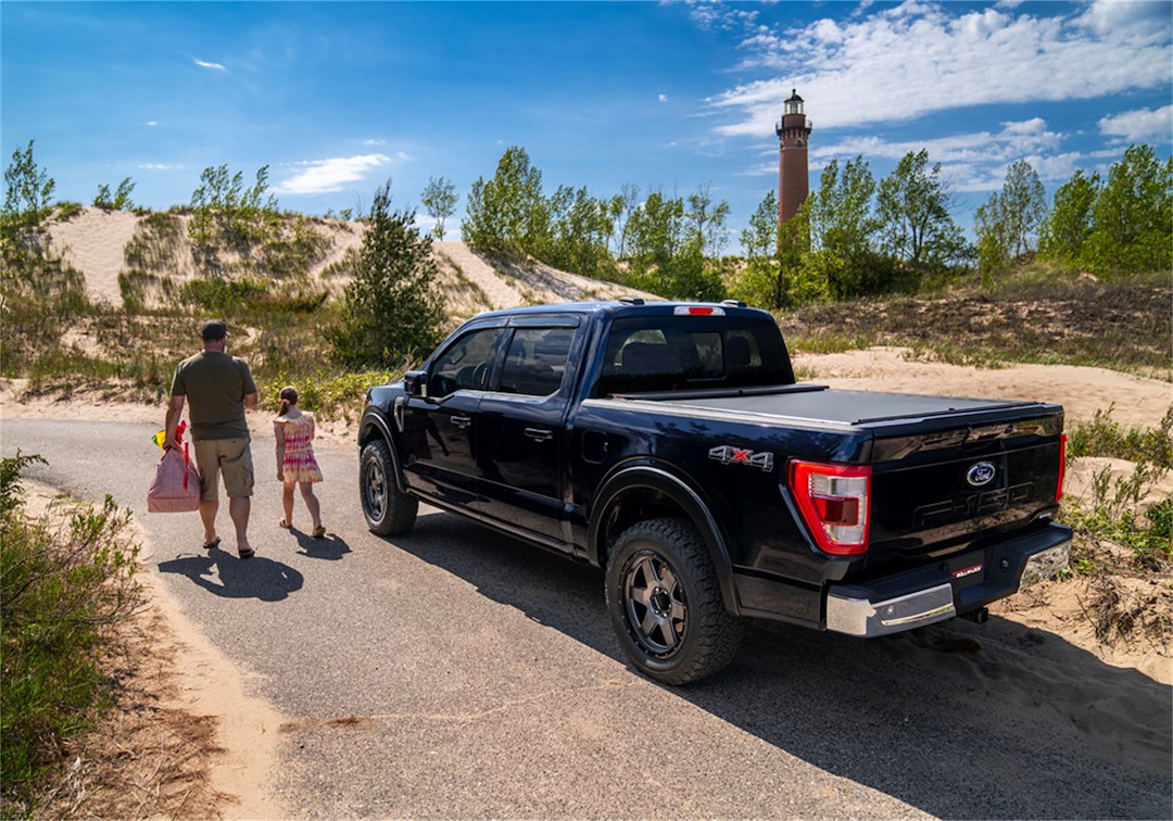 Product of Roll-N-Lock M-Series Hard Manual Retractable LG576M Tonneau Cover 