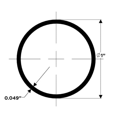 Taco S14-1049p6-1 Boat Bimini Top Pole||s14-1049p6-1_1.Jpeg||86||t9as141049p61||869169