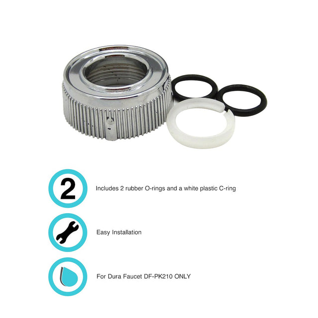 Product of Dura Faucet Df-Rk510-Cp Faucet Spout Nut