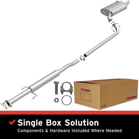 Product of BRE Exhaust 106-0274 Direct-Fit Exhaust Series Cat-Back System Exhaust System Kit 
