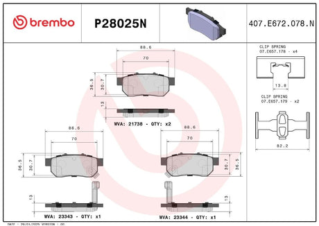 Brembo P28025n Brake Pad||p28025n_2.Jpg||86||brmp28025n||2091571