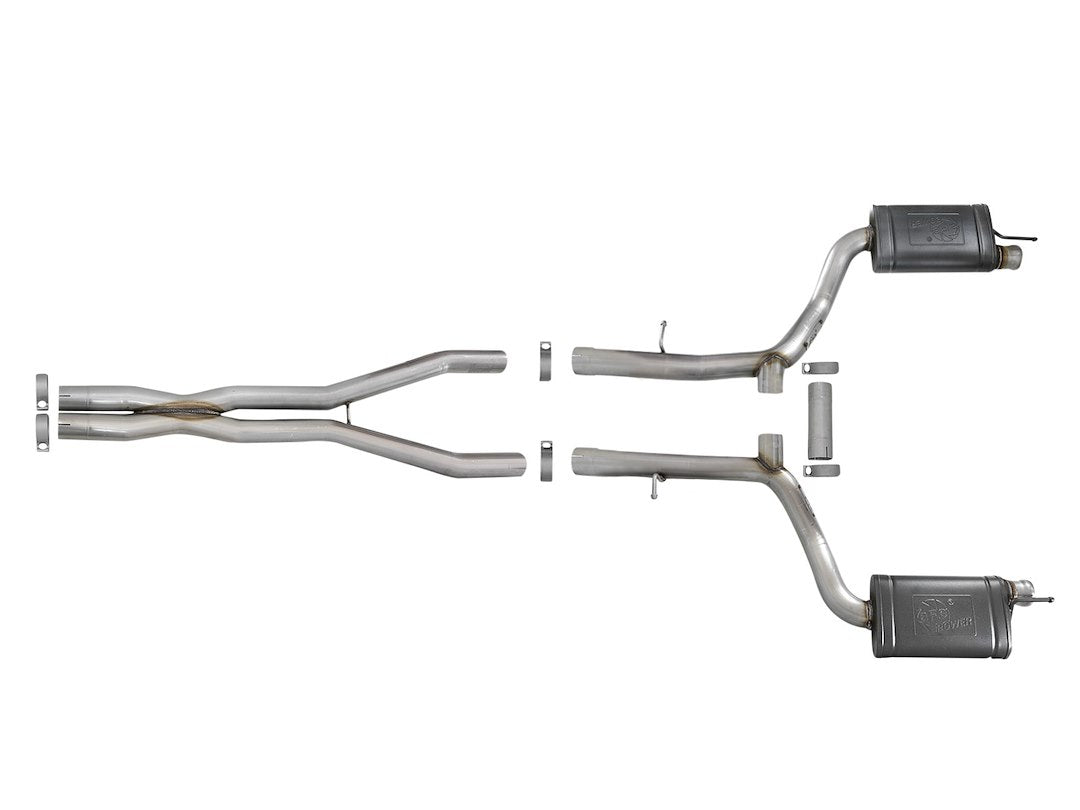 Product of Advanced FLOW Engineering 49-32060 Mach Force XP Cat Back System Dual Exhaust System Kit 