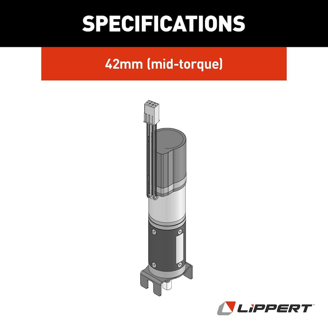 Product of Lippert Components 364262 Lippert In-Wall Slide Out System Slide Out Motor 