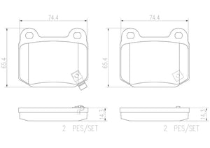 Product of Brembo P56048N Brake Pad - Set Of 4 