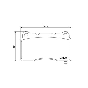 Product of Brembo P59079 Brake Pad - Set Of 4 