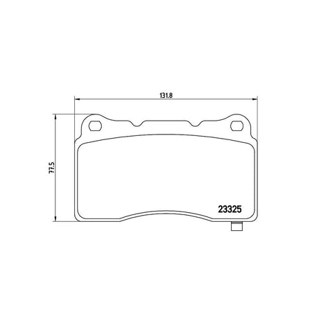 Product of Brembo P59079 Brake Pad - Set Of 4 