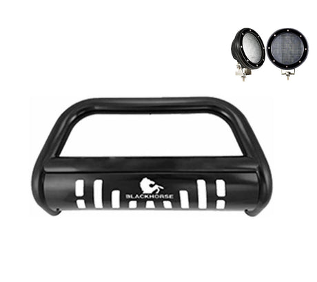 Product of Black Horse Offroad BBJPREA-SP-PLFB Bull Bar  with skid plate 