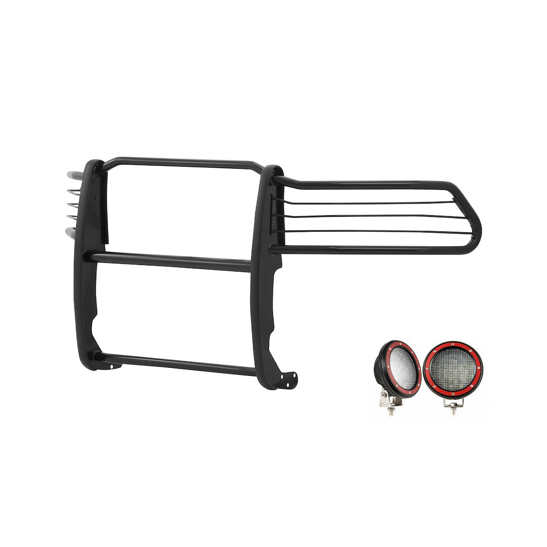 Product of Black Horse Offroad 17DR01MA-PLFR Grille Guard  