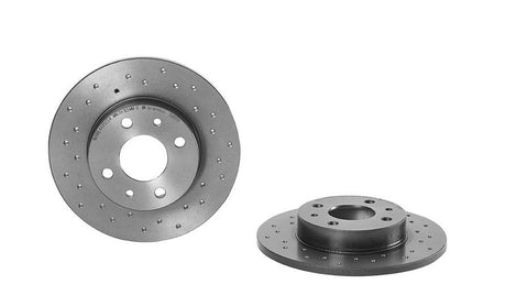 Product of Brembo 0850851XC02 Xtra Solid Cross Drilled 1 Piece Brake Rotor 