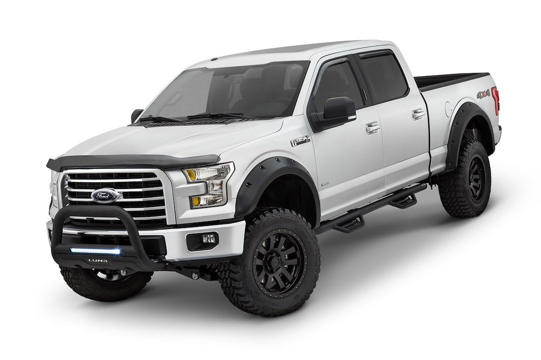 Product of Lund International 47121206 Bull Bar Black Wrinkle Powder Coated 3-1/2 Inch Yes with skid plate 