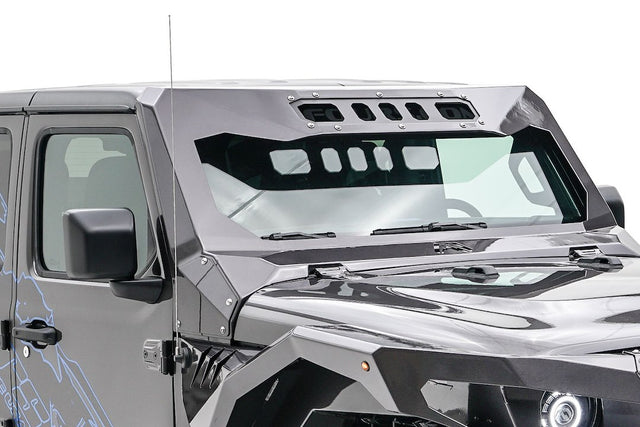 Product of Fab Fours JL3020-1 Steel No Windshield Frame Cover 