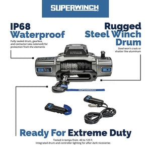 Product of Superwinch 1710200 10000 Pound Vehicle Recovery Winch 