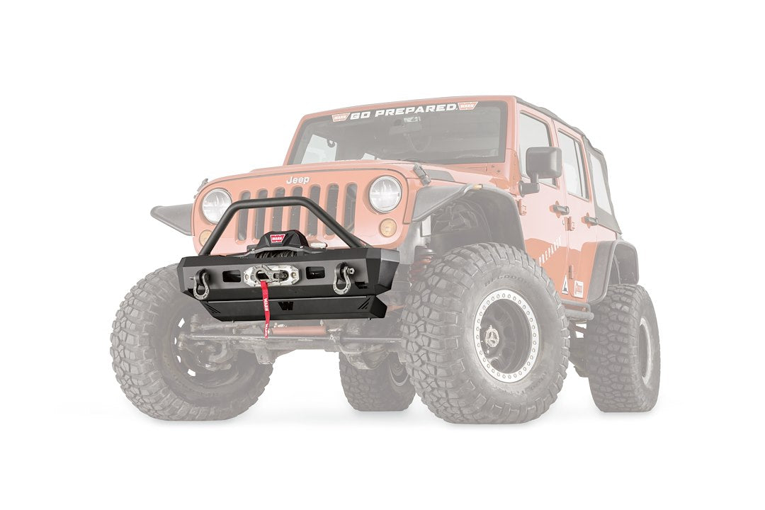 Warn 101450 Bumper||101450 - Jk-Elite-Stubby_With-Grilleguard-Skidplate_002-Ghost.Jpg||86||w36101450||1606403