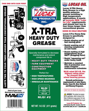 Product of Lucas Oil 10301-30 Multi Purpose Grease