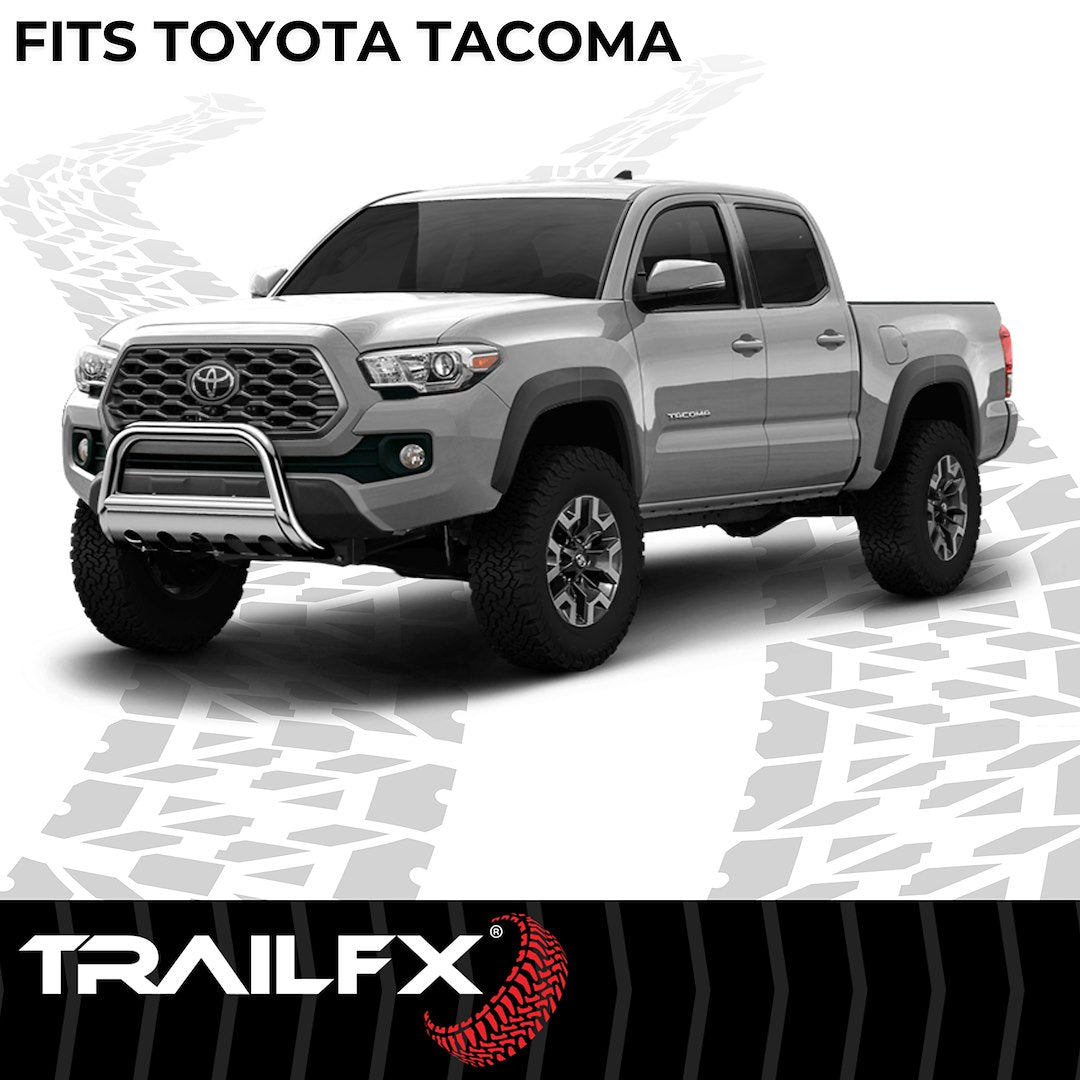 Product of TrailFX B0030S Bull Bar Polished 3 Inch Yes with skid plate 