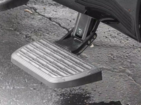 Product of Amp Research 75419-01A Black Powder Coated Aluminum Truck Step