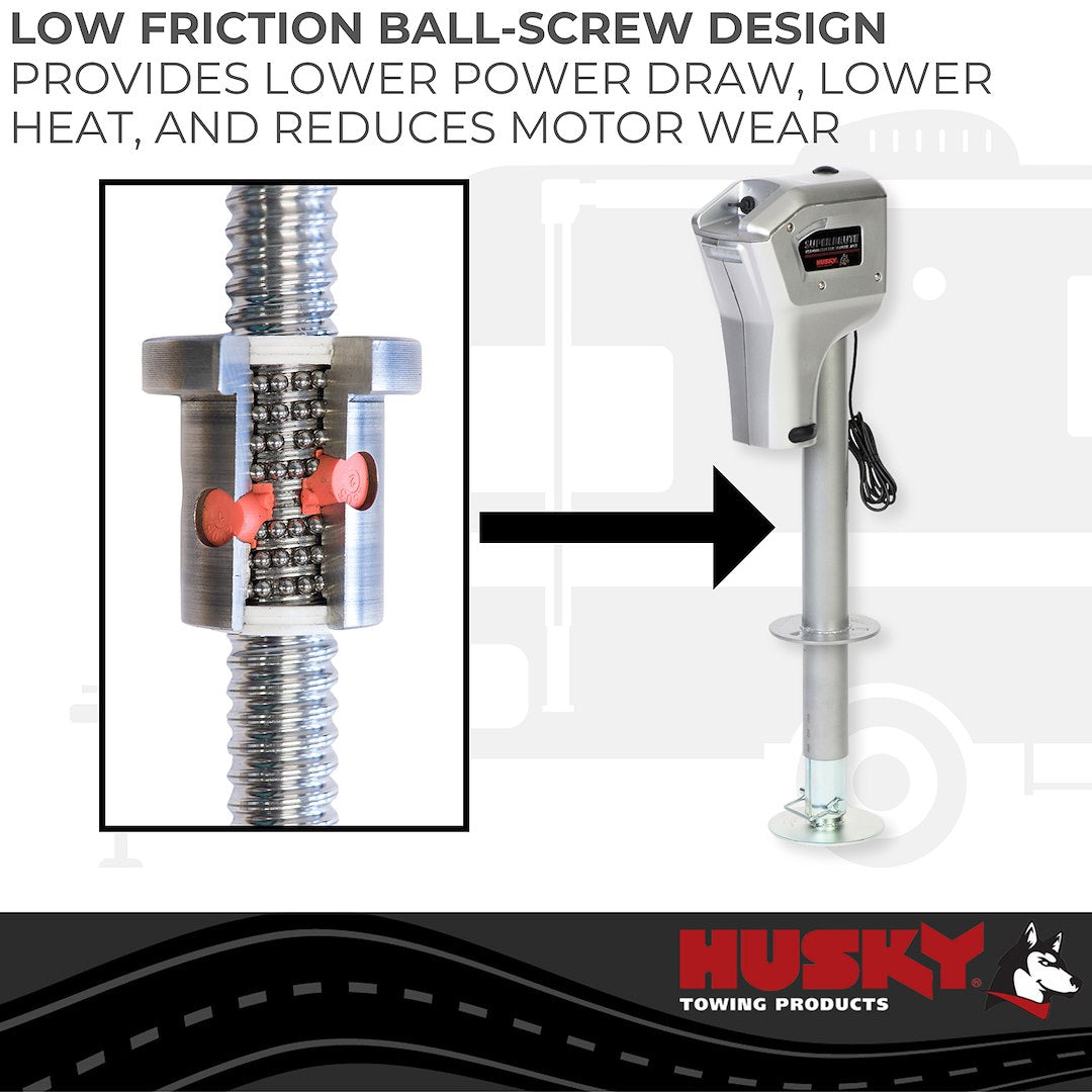 Product of Husky Towing 82084 4000 Pound Electric Trailer Tongue Jack 