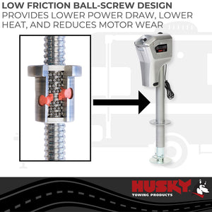 Product of Husky Towing 82084 4000 Pound Electric Trailer Tongue Jack 