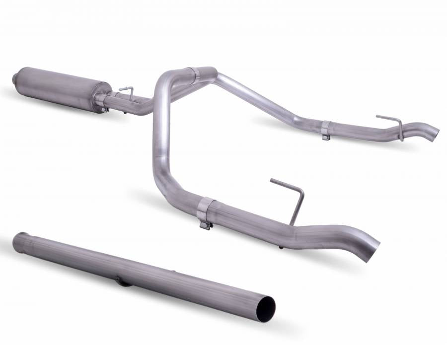 Product of Gibson Exhaust 65698 Split Rear Cat Back System Single Exhaust System Kit 