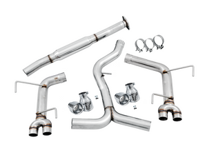 Product of AWE Tuning 3020-42058 Track Edition Cat-Back System Dual Exhaust System Kit 
