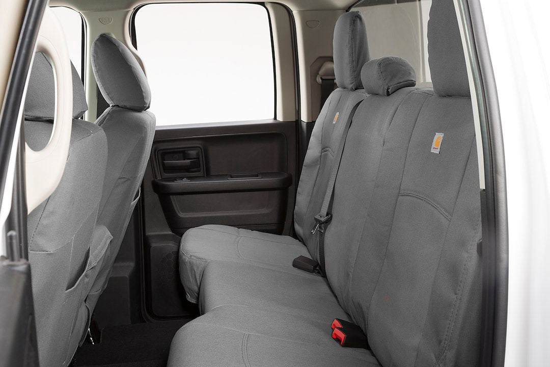 Product of Covercraft GTC4140CAGY Carhartt® PrecisionFit® Carhartt Gravel 1000 Denier Nylon Seat Cover 