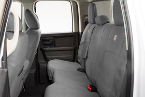 Product of Covercraft GTC4140CAGY Carhartt® PrecisionFit® Carhartt Gravel 1000 Denier Nylon Seat Cover 