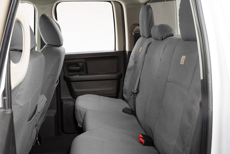 Product of Covercraft GTC4140CAGY Carhartt® PrecisionFit® Carhartt Gravel 1000 Denier Nylon Seat Cover 