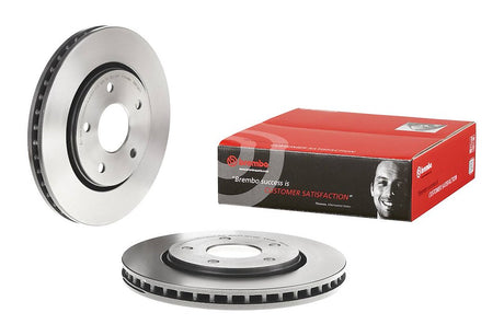 Product of Brembo 09N12411C02 Vented 1 Piece Brake Rotor 