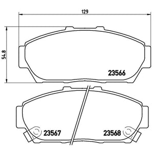 Product of Brembo P28048 Brake Pad - Set Of 4 