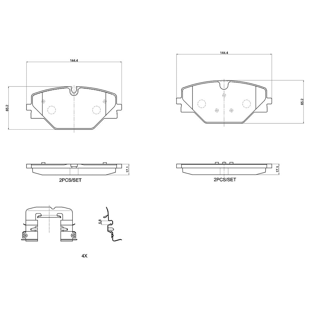 Brembo P44032 Brake Pad||p44032_Drw.Jpg||91||brmp44032||1754994