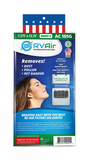Rv Air Ac 105g Air Conditioner Filter||ac 105g.Jpg||85||rvrac105g||1354209