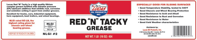 Lucas Oil 10574 Multi Purpose Grease||10574_1.Jpg||86||l4410574||1274033
