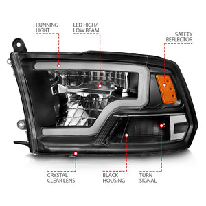 Product of ANZO USA 111539 Projector Beam Headlight Assembly - LED - Set Of 2 