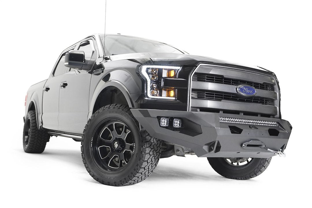 Product of Fab Fours FF15-X3251-1 Matrix Series Steel Powder Coated Bumper 