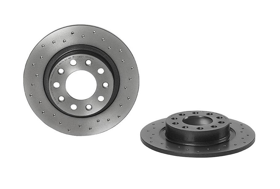 Product of Brembo 0894604XC02 Xtra Solid Cross Drilled 1 Piece Brake Rotor 