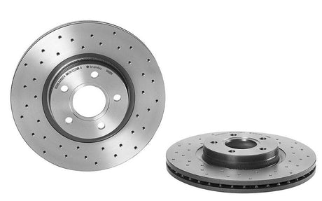 Product of Brembo 0994681XC02 Xtra Vented Cross Drilled 1 Piece Brake Rotor 