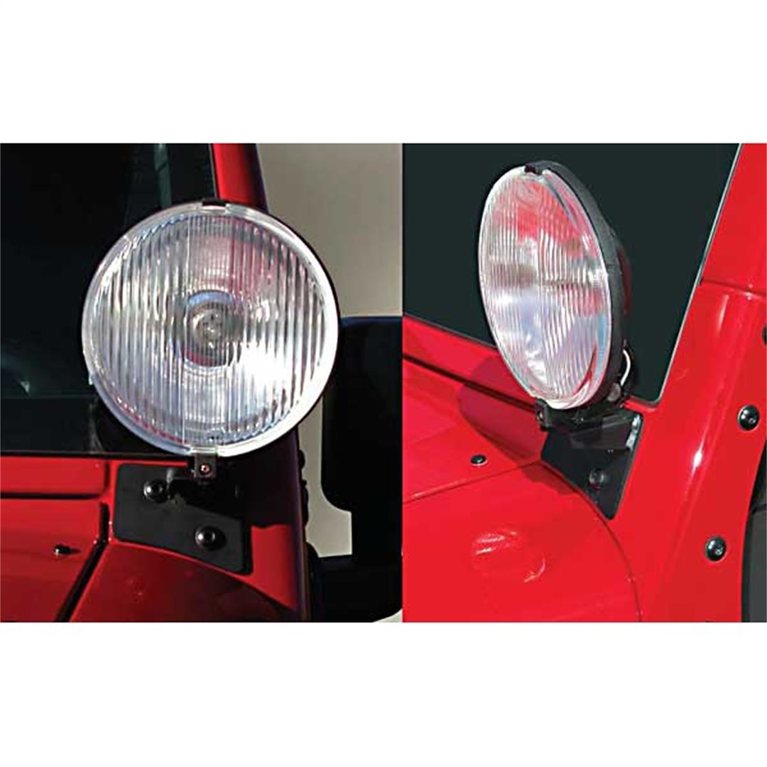 Product of Rugged Ridge 11027.03 Windshield Hinge Light Bracket