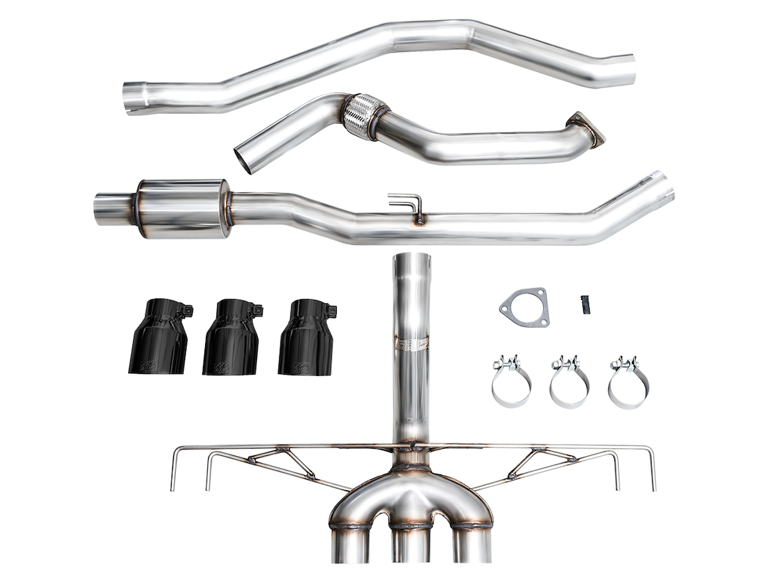 Product of AWE Tuning 3020-53287 Track Edition Cat-Back System Dual Exhaust System Kit 
