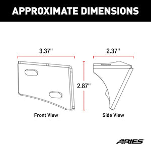 Product of Aries Ar15800 Windshield Hinge Light Bracket