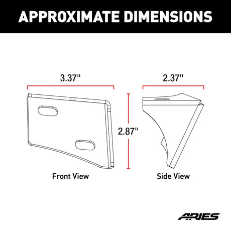 Product of Aries Ar15800 Windshield Hinge Light Bracket