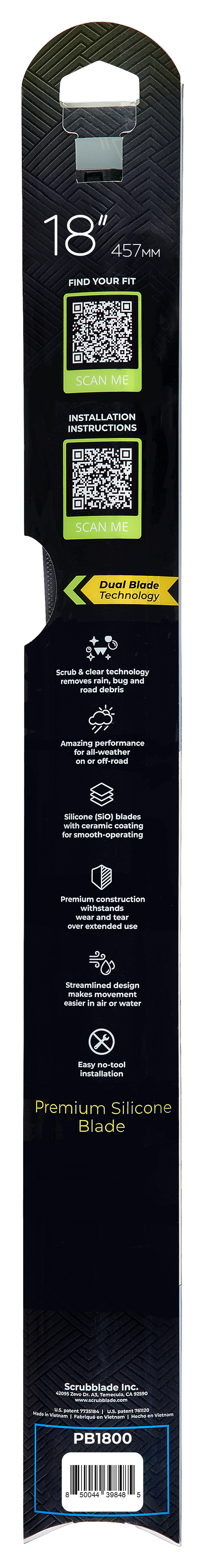 Product of Scrubblade Be1800 Windshield Wiper Blade