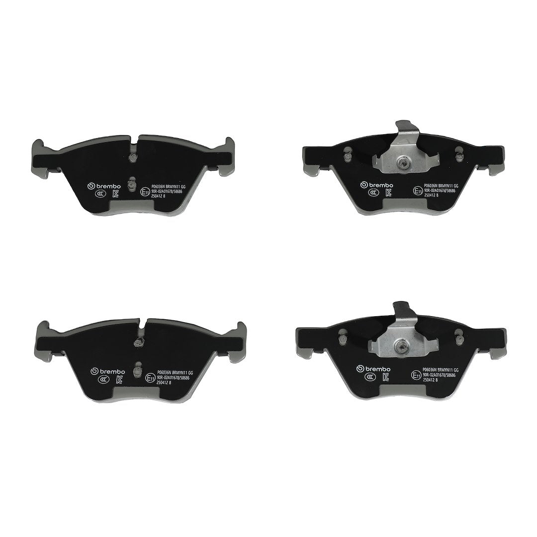 Brembo P06036n Brake Pad||p06036n_Bac.Jpg||87||brmp06036n||1752227